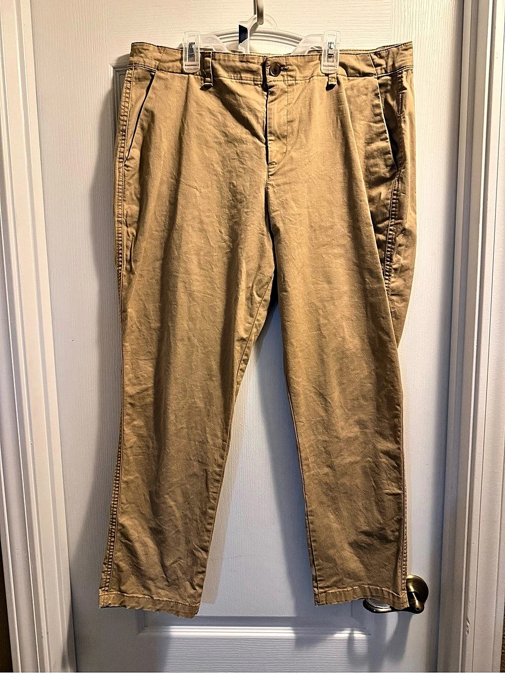 Gap Girlfriend Khaki Straight Leg Pants Size 14